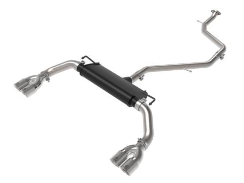 Afe - Advance Flow Engineering - 49-36054-P | aFe Power Takeda 2 Inch To 2-1/2 Inch 304 Stainless Steel Cat-Back Exhaust With Polished Tip For Lexus UX200/UX250h L4-2.0L