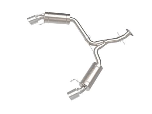 Afe - Advance Flow Engineering - 49-36055-P | AFE Power Takeda 2-1/2 IN 304 Stainless Steel Axle-Back Exhaust System w/ Polished Tip (2006-2013 IS250/IS350 V6-2.5L/3.5L)