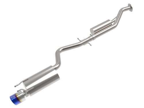 Afe - Advance Flow Engineering - 49-36058-L | AFE Power Takeda 2-1/2 IN 304 Stainless Steel Cat-Back Exhaust System w/ Blue Tip (2001-2005 IS300 L6-3.0L)