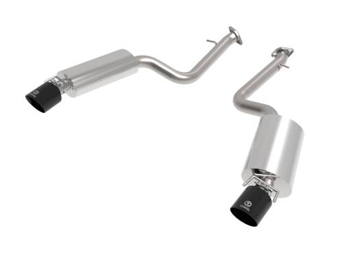 Afe - Advance Flow Engineering - 49-36060-B | AFE Power Takeda 2-1/2 IN 304 Stainless Steel Axle-Back Exhaust System w/ Black Tip (2014-2023 IS350 V6-3.5L)