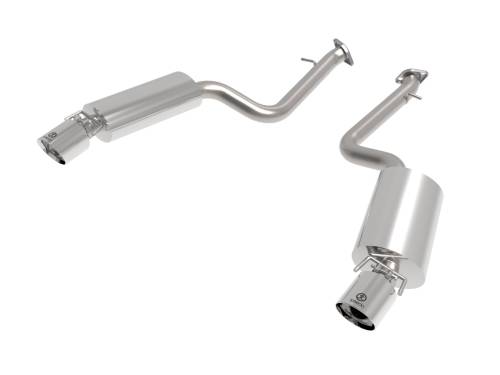 Afe - Advance Flow Engineering - 49-36060-P | AFE Power Takeda 2-1/2 IN 304 Stainless Steel Axle-Back Exhaust System w/Polish Tip (2014-2023 IS350 V6-3.5L)