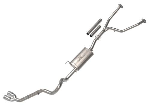Afe - Advance Flow Engineering - 49-36061-P | aFe Power Vulcan Series 2-1/2 Inch to 3 Inch Stainless Steel Cat-Back Exhaust System With Polished Tip For Toyota Tundra V6-3.4L (tt)