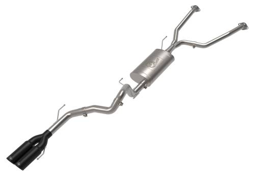 Afe - Advance Flow Engineering - 49-36068-B | aFe Power Vulcan Series 2-1/2 Inch To 3 Inch Stainless Steel Cat-Back Exhaust With Black Tip Toyota Sequoia V6-3.4L (tt)