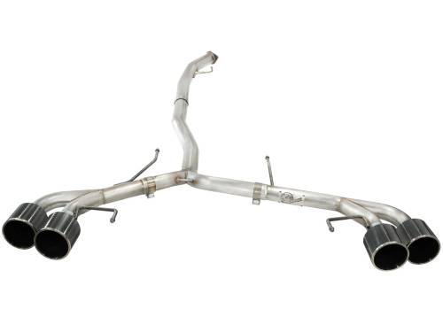 Afe - Advance Flow Engineering - 49-36108-C | AFE Power Takeda 3 IN to 2-1/2 IN 304 Stainless Steel Cat-Back Exhaust System (2009-2024 GT-R R35 V6-3.8L tt)