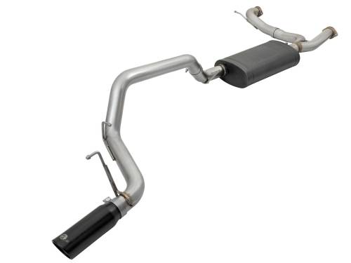 Afe - Advance Flow Engineering - 49-36114-B | AFE Power MACH Force XP 3" Cat-Back 304 Stainless Steel Exhaust System w/Black Tip (2010-2019 Patrol Y62 V8-5.6L)