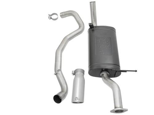 Afe - Advance Flow Engineering - 49-36121-P | AFE Power MACH Force-Xp 304 Stainless Steel Cat-Back Exhaust System w/ Polished Tip (2001-2019 Patrol Y61 L6-4.8L)