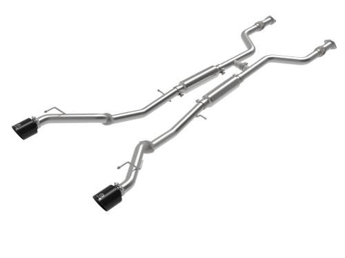 Afe - Advance Flow Engineering - 49-36138-B | AFE Power Takeda 2-1/2 IN 304 Stainless Steel Cat-Back Exhaust System w/ Black Tips (2023-2024 Z V6-3.0L tt)