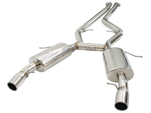 Afe - Advance Flow Engineering - 49-36301 | AFE Power MACH Force-Xp 2-3/4 IN 304 Stainless Steel Cat-Back Exhaust System (2007-2010 335i E90/92/93 L6-3.0L t)