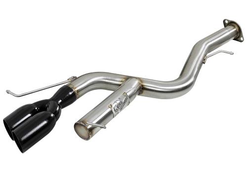 Afe - Advance Flow Engineering - 49-36302-B | AFE Power MACH Force-Xp 3 IN 304 Stainless Steel Axle-Back Exhaust System w/Black Tip (2008-2013 135i E82/E88 L6-3.0L t)