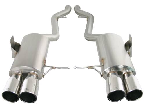 Afe - Advance Flow Engineering - 49-36311-P | AFE Power MACH Force-Xp 2-1/2 IN 304 Stainless Steel Cat-Back Exhaust System w/Polished Tip (2008-2013 M3 E90/92/93 V8-4.0L)
