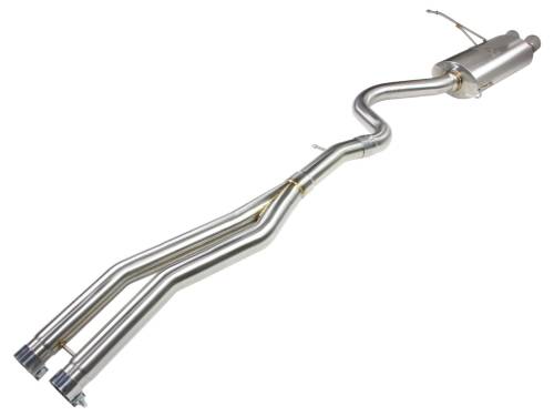 Afe - Advance Flow Engineering - 49-36313 | AFE Power MACH Force-Xp 2-1/2 IN 304 Stainless Steel Cat-Back Exhaust System (2007-2013 328i E90/92/93 L6-3.0L t)