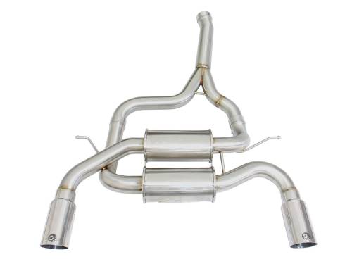 Afe - Advance Flow Engineering - 49-36325-P | AFE Power MACH Force-Xp 2-1/2 IN Stainless Steel Downpipe-Back Exhaust Sys w/Polished Tip (2012-2015 335i F30 L6-3.0L t)