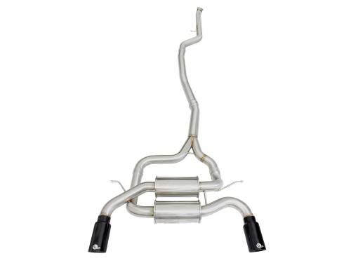 Afe - Advance Flow Engineering - 49-36326-B | AFE Power MACH Force-Xp 2-1/2 IN 304 Stainless Steel Cat-Back Exhaust System w/Black Tip (2012-2015 335i F30 L6-3.0L t)