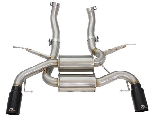 Afe - Advance Flow Engineering - 49-36327-B | AFE Power MACH Force-Xp 2-1/2 IN 304 Stainless Steel Axle-Back Exhaust System w/Black Tip (2007-2013 335i E90/92/93 L6-3.0L t)