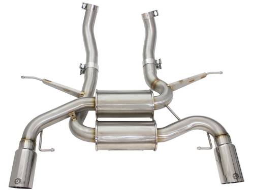 Afe - Advance Flow Engineering - 49-36327-P | AFE Power MACH Force-Xp 2-1/2 IN Stainless Steel Downpipe-Back Exhaust Sys w/Polished Tip (2007-2013 335i E90/92/93 L6-3.0L t)