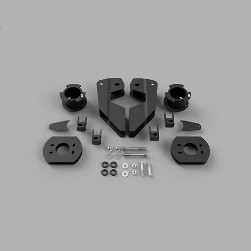 Traxda - 605051 | Traxda 3.5 Inch Front / 2.0 Inch Rear Suspension Lift Kit (2014-2024 Ram 2500 2WD/4WD | Factory Air Rear)