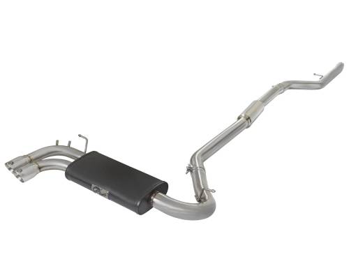 Afe - Advance Flow Engineering - 49-36329-P | AFE Power MACH Force-Xp 3 IN to 2-1/4 IN Stainless Steel Cat-Back Exhaust w/ Polish Tip (2012-2016 328i F30 L4-2.0L t)