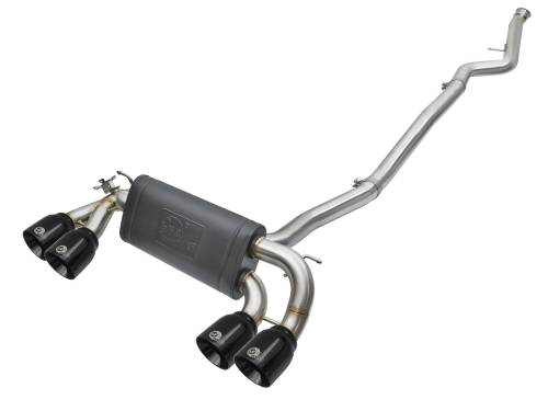 Afe - Advance Flow Engineering - 49-36330-1B | AFE Power MACH Force-Xp Cat-Back Exhaust 3 to 2-1/2 IN 304 S/S w/ Black Tips (2016-2018 M2 F87 L6-3.0L t)