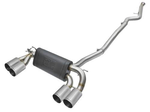 Afe - Advance Flow Engineering - 49-36330-1P | AFE Power MACH Force-Xp Cat-Back Exhaust 3 to 2-1/2 IN 304 S/S w/ Polished Tips (2016-2018 M2 F87 L6-3.0L t)