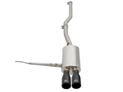 Afe - Advance Flow Engineering - 49-36331-B | AFE Power MACH Force-Xp Stainless Steel Cat-Back Exhaust System w/ Black Tip (2015-2023 Cooper S F55/F57 L4-2.0L t)