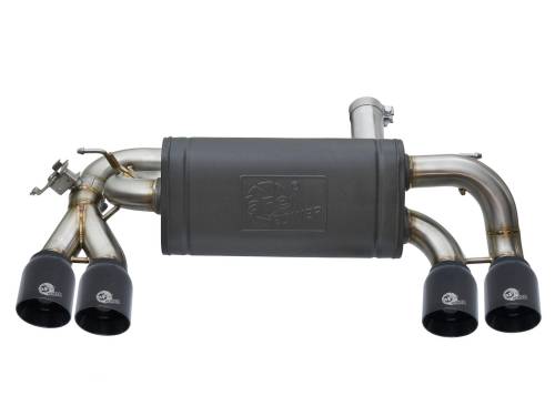 Afe - Advance Flow Engineering - 49-36333-B | AFE Power MACH Force-Xp 3 to 2-1/2 IN Stainless Steel Axle-Back Exhaust System w/Black Tip (2016-2018 M2 F87 L6-3.0L t)
