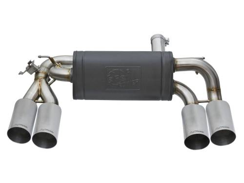 Afe - Advance Flow Engineering - 49-36333-P | AFE Power MACH Force-Xp 3 to 2-1/2 IN 304 Stainless Steel Axle-Back Exhaust w/Polished Tip (2016-2018 M2 F87 L6-3.0L t)