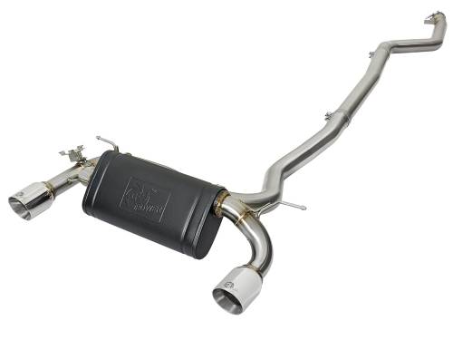 Afe - Advance Flow Engineering - 49-36334-P | AFE Power MACH Force-Xp Stainless Steel Cat-Back Exhaust System w/Polished Tips (2016-2020 340i F30 L6-3.0L t)