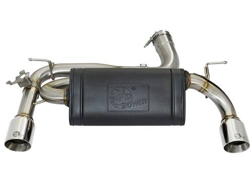 Afe - Advance Flow Engineering - 49-36335-P | AFE Power MACH Force-Xp Axle-Back Stainless Steel Exhaust System w/Polished Tips (2016-2020 340i F30 L6-3.0L t)