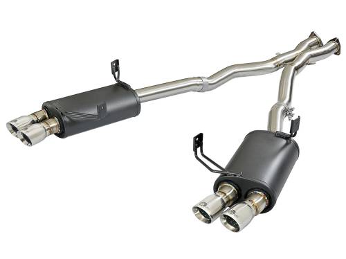 Afe - Advance Flow Engineering - 49-36339-P | AFE Power MACH Force-Xp 2-1/2 in 304 Stainless Steel Cat-Back Exhaust w/Polished Tips (2006-2008 Z4 M E85 L6-3.2L)