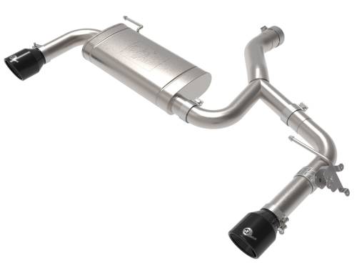 Afe - Advance Flow Engineering - 49-36349-B | AFE Power MACH Force-Xp 3 to 2-1/2 IN Stainless Steel Axle-Back Exhaust w/Black Tip (2015-2021 X1 F48 L4-2.0L t)