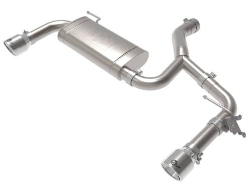 Afe - Advance Flow Engineering - 49-36349-P | AFE Power MACH Force-Xp 3 to 2-1/2 IN Stainless Steel Axle-Back Exhaust w/Polished Tip (2015-2021 X1 F48 L4-2.0L t)
