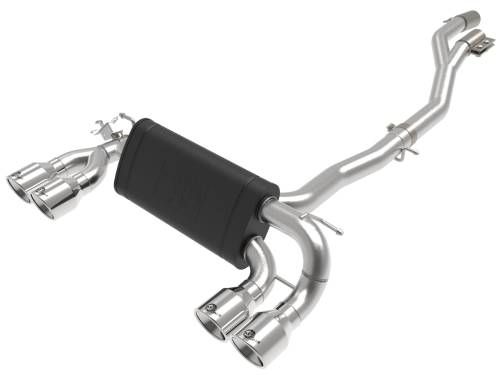 Afe - Advance Flow Engineering - 49-36350-P | AFE Power MACH Force-Xp 3 to 2-1/2 IN 304 Stainless Steel Cat-Back Exhaust w/Polished Tip (2019-2021 M2 F87 L6-3.0L tt)