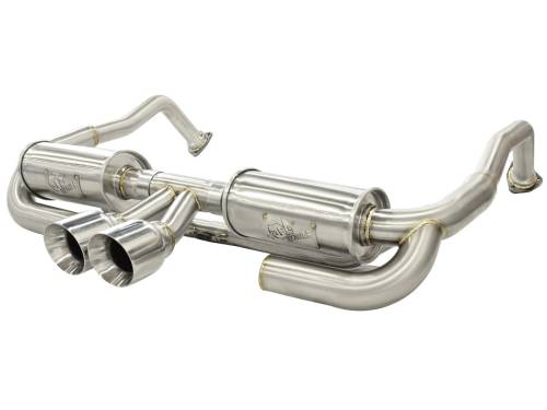 Afe - Advance Flow Engineering - 49-36409 | AFE Power MACH Force-Xp 2 IN to 2-1/2 IN Stainless Steel Cat-Back Exhaust System (2005-2008 Boxster 987.1)