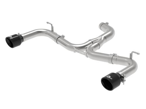 Afe - Advance Flow Engineering - 49-36417-B | AFE Power MACH Force-Xp 3 IN to 2-1/2 IN Stainless Steel Axle-Back Exhaust System Black (2015-2017 GTI MKVII L4-2.0L t)