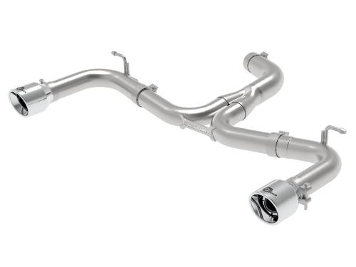 Afe - Advance Flow Engineering - 49-36417-P | AFE Power MACH Force-Xp 3 IN to 2-1/2 IN Stainless Steel Axle-Back Exhaust System Polished (2015-2017 GTI MKVII L4-2.0L t)