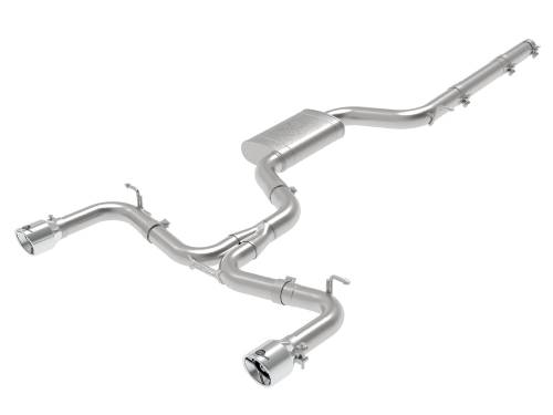 Afe - Advance Flow Engineering - 49-36418-P | AFE Power MACH Force-Xp 3 IN to 2-1/2 IN Stainless Steel Cat-Back Exhaust System Polished (2015-2017 GTI MKVII L4-2.0L t)