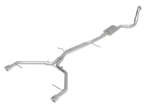Afe - Advance Flow Engineering - 49-36420-P | AFE Power MACH Force-Xp 3 IN to 2-1/2 IN Stainless Steel Cat-Back Exhaust System Polished (2017-2019 A4 B9 L4-2.0L t)