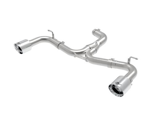 Afe - Advance Flow Engineering - 49-36421-P | AFE Power MACH Force-Xp 3 IN to 2-1/2 IN Stainless Steel Axle-Back Exhaust System Polished (2018-2021 GTI MK7.5 L4-2.0L t)