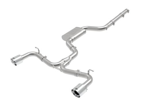 Afe - Advance Flow Engineering - 49-36422-P | AFE Power MACH Force-Xp 3 IN to 2-1/2 IN Stainless Steel Cat-Back Exhaust System Polished (2018-2021 GTI MK7.5 L4-2.0L t)