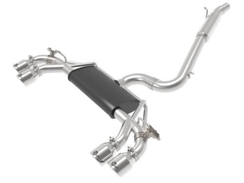 Afe - Advance Flow Engineering - 49-36430-P | AFE Power MACH Force-Xp 3 IN to 2-1/2 IN Stainless Steel Cat-Back Exhaust System Polished (2015-2019 Golf R MKVII L4-2.0L t)