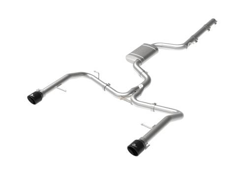 Afe - Advance Flow Engineering - 49-36432-B | AFE Power MACH Force-Xp 3 IN to 2-1/2 IN Stainless Steel Cat-Back Exhaust System Black (2019-2021 Jetta GLI MKVII L4-2.0L t)