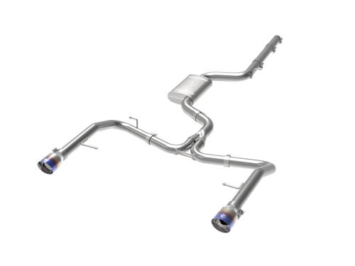 Afe - Advance Flow Engineering - 49-36432-L | AFE Power MACH Force-Xp 3 IN to 2-1/2 IN Stainless Steel Cat-Back Exhaust System Polished (2019-2021 Jetta GLI MKVII L4-2.0L t)