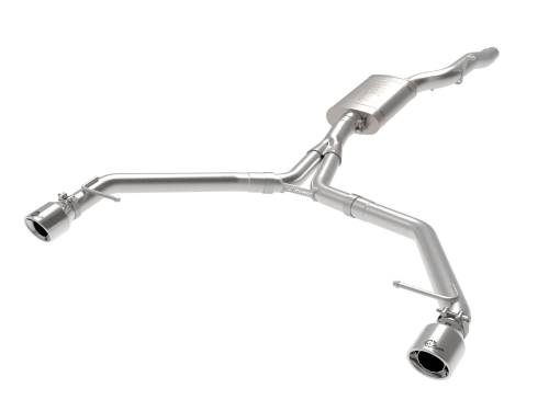 Afe - Advance Flow Engineering - 49-36437-P | AFE Power MACH Force-Xp 3 to 2-1/2 IN Stainless Steel Axle-Back Exhaust w/Polished Tip (2013-2016 Allroad L4-2.0L t)