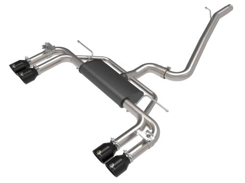 Afe - Advance Flow Engineering - 49-36442-B | AFE Power MACH Force-Xp 3 IN to 2-1/2 IN Stainless Steel Cat-Back Exhaust System Black (2015-2020 S3 8V L4-2.0L t)