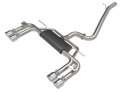 Afe - Advance Flow Engineering - 49-36442-P | AFE Power MACH Force-Xp 3 IN to 2-1/2 IN Stainless Steel Cat-Back Exhaust System Polished (2015-2020 S3 8V L4-2.0L t)