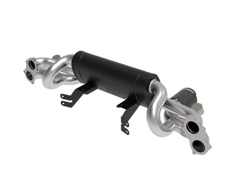 Afe - Advance Flow Engineering - 49-36443-C | AFE Power MACH Force-Xp 2-1/2 IN 304 Stainless Steel Cat-Back Exhaust w/ Carbon Tip (2020-2023 Cayman GT4 718 H6-4.0L)