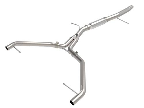 Afe - Advance Flow Engineering - 49-36445 | AFE Power MACH Force-Xp 3 IN to 2-1/2 IN Stainless Steel Axle-Back Exhaust System (2020-2024 A4 B9.5 L4-2.0L t)
