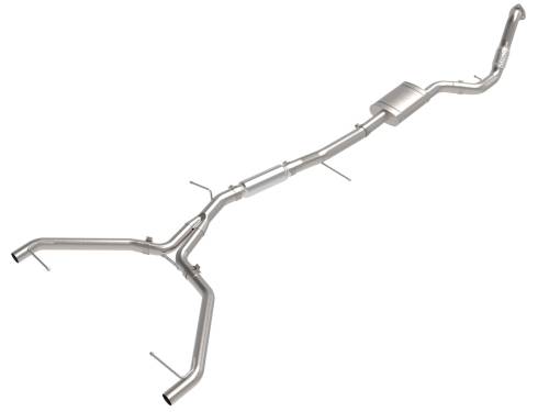 Afe - Advance Flow Engineering - 49-36446 | AFE Power MACH Force-Xp 3 IN to 2-1/2 IN Stainless Steel Cat-Back Exhaust System (2020-2024 A4 B9.5 L4-2.0L t)