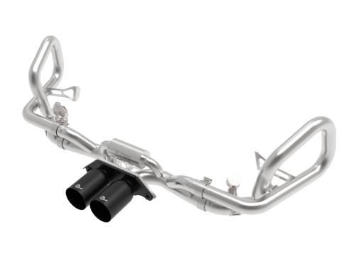 Afe - Advance Flow Engineering - 49-36450-B | AFE Power MACH Force-Xp 2-1/2 IN 304 Stainless Steel Cat-Back Exhaust w/Black Tips (2014-2019 911 GT3 H6-3.8/4.0L)