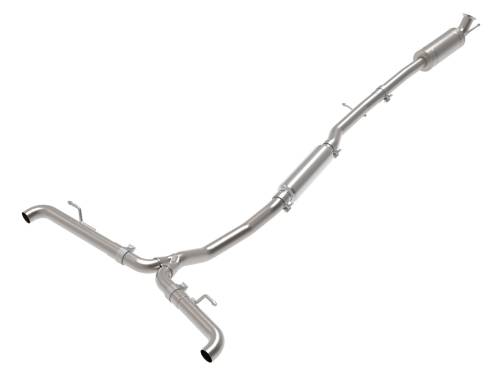 Afe - Advance Flow Engineering - 49-36503 | AFE Power MACH Force-Xp 2-1/2 IN to 2-1/4 IN 304 Stainless Steel Cat-Back Exhaust System (2014-2019 GLA250 L4-2.0L t)